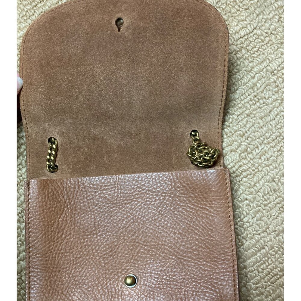 Madewell The Chain Crossbody Bag Brown Leather New Purse - Picture 5 of 7